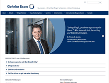 Tablet Screenshot of gehrke-econ.de
